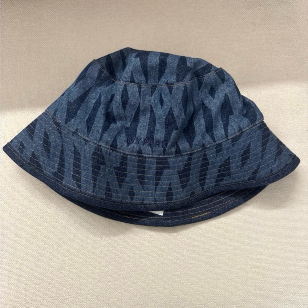 IVY PARK Blue Patterned Bucket Hat - Picture 6 of 6